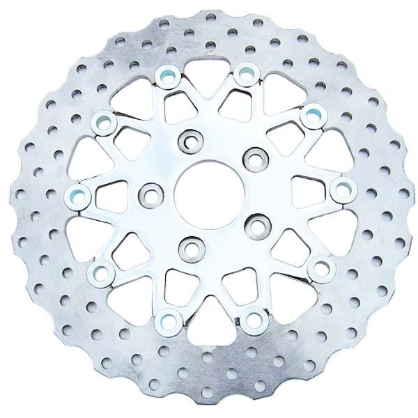 10 Button Floater Contour Wide Band Brake Rotor