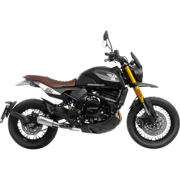 LV-10 Slip-On Muffler - Brushed - Stainless Steel