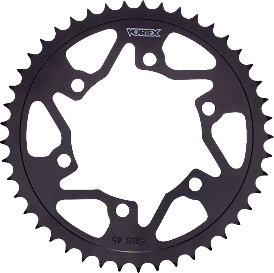 Steel Rear Sprocket - Black - 47T