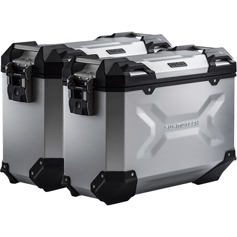 TRAX ADV Side Case Set - 37/37l. - Silver