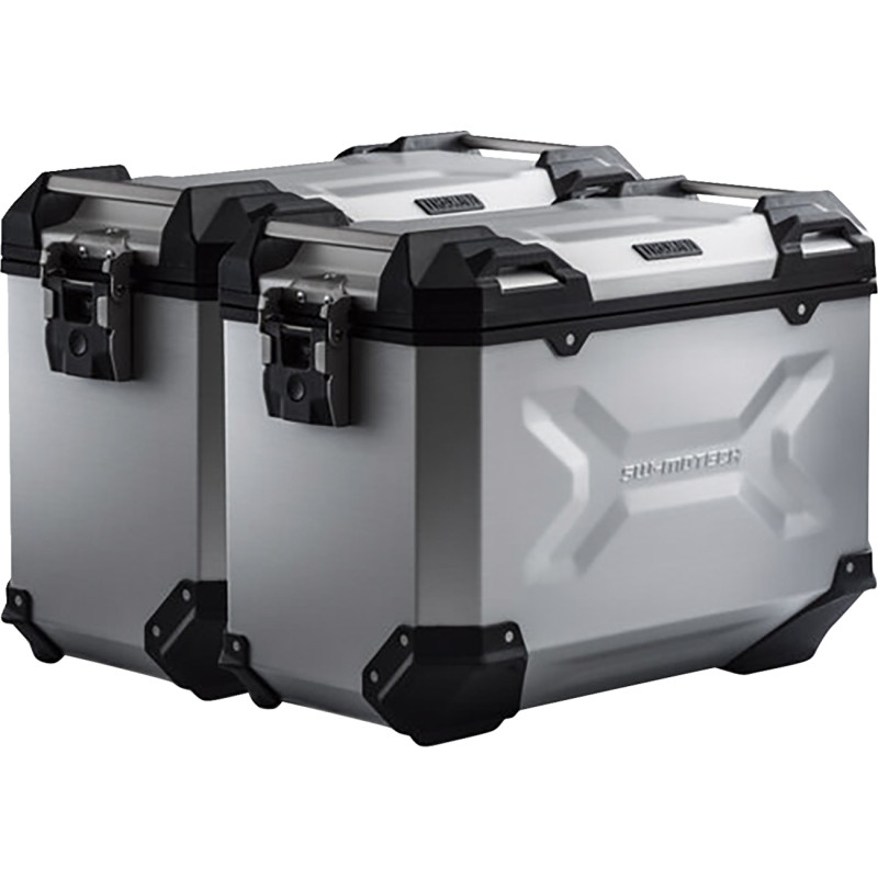 TRAX ADV Side Case Set - 45/45l. - Silver