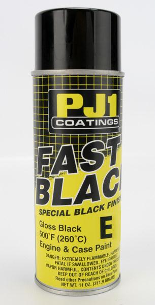 Fast Black Engine and Case Paint - Gloss Black