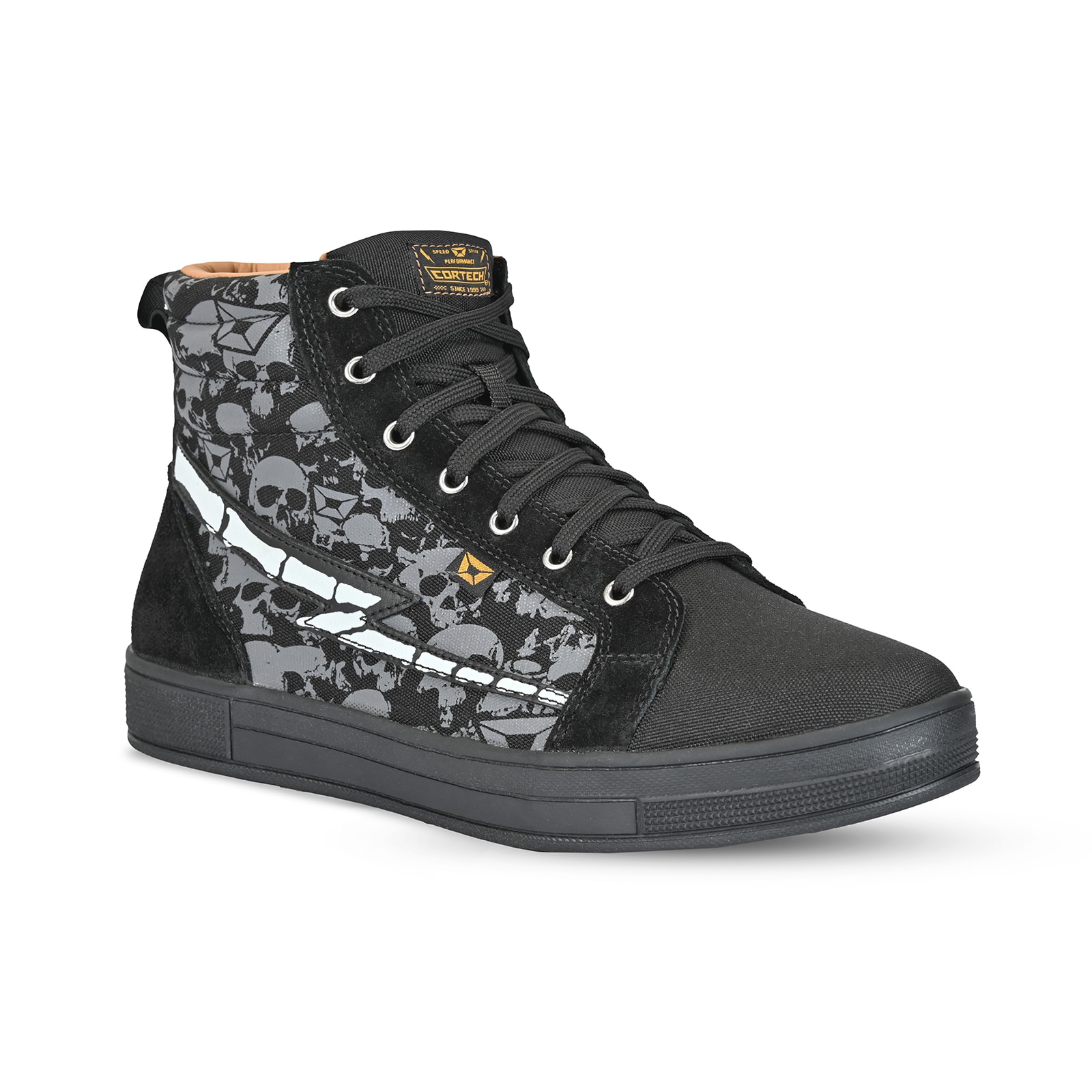 Slayer Canvas Skulls Riding Shoes