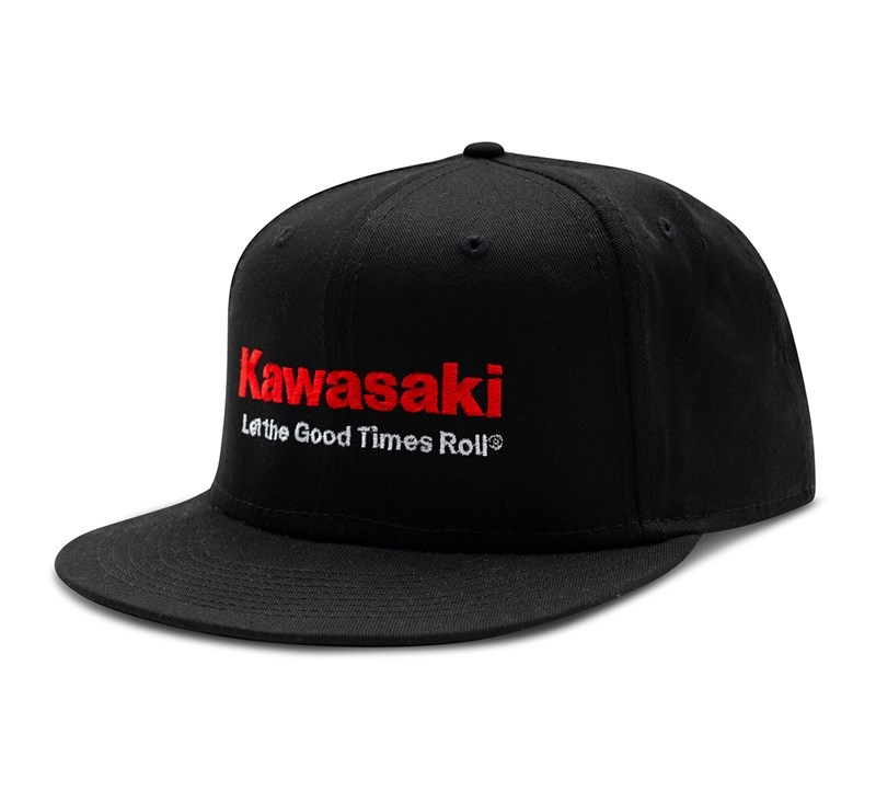 Kawasaki Let The Good Times Roll New Era Snapback 9Fifty Flat Bill Cap