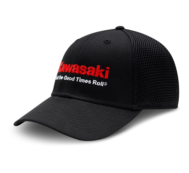 Kawasaki Let The Good Times Roll New Era Snapback 9Forty Fit Contrast Mesh Curved Cap
