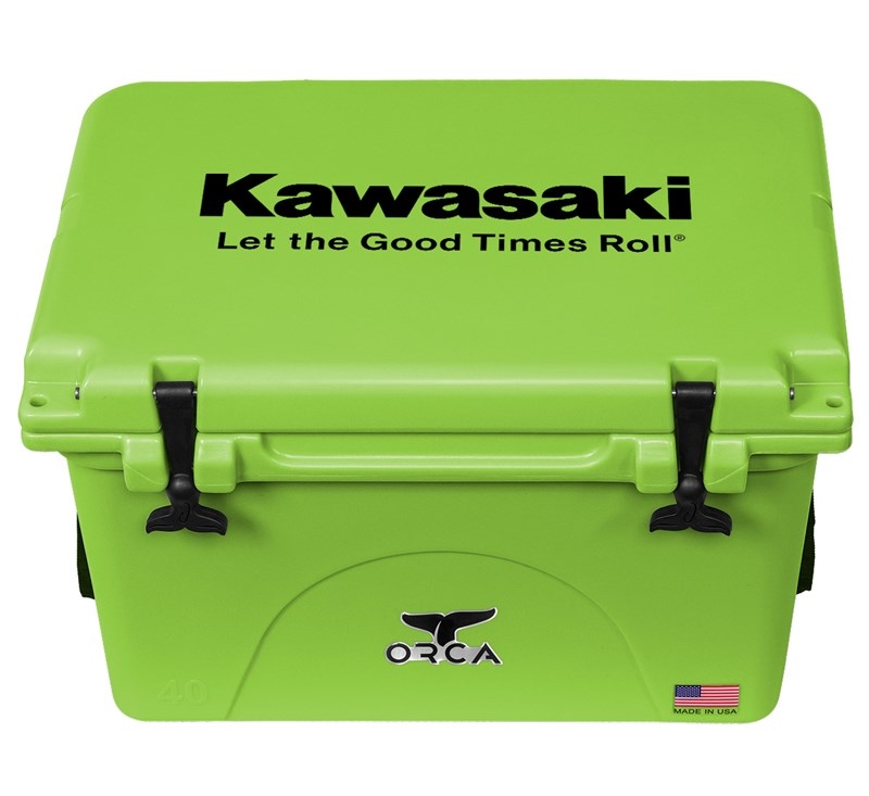 Kawasaki Let The Good Time Roll 40qt. Cooler - Green