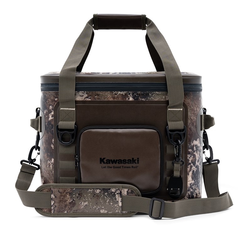 Kawasaki 24 Can Welded Cooler - Brown