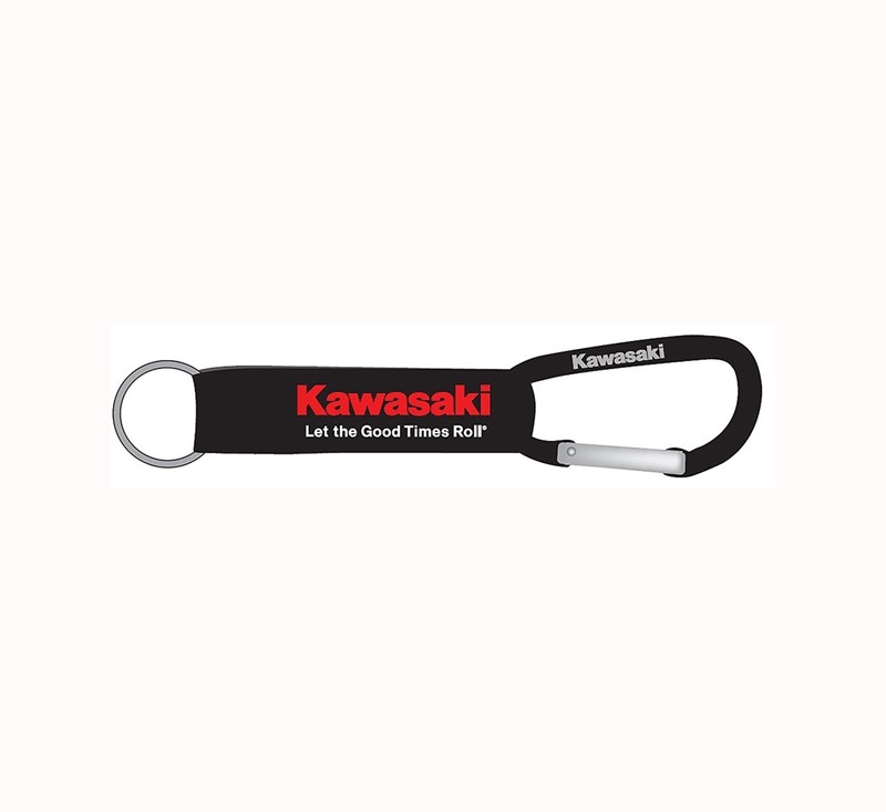 Kawasaki LGTR Carabiner Keychain - Black