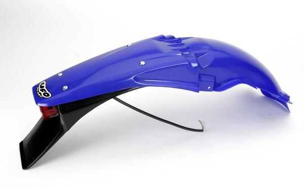 Enduro Rear Fender with Light - Reflex Blue
