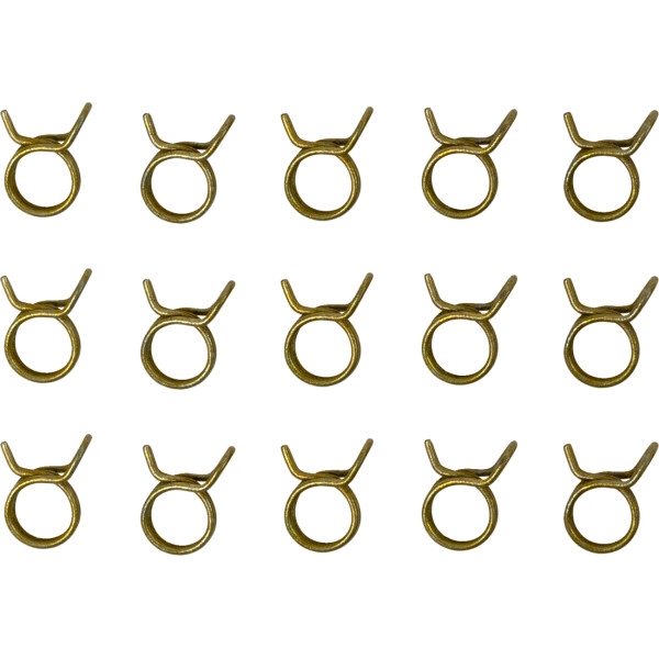 Double Wired Hose Clamps - 5/16in. OD - 15 pcs.