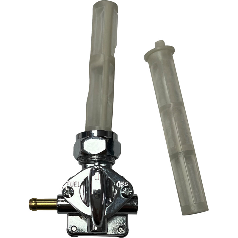 Vacuum Petcock - Left Outlet - Chrome