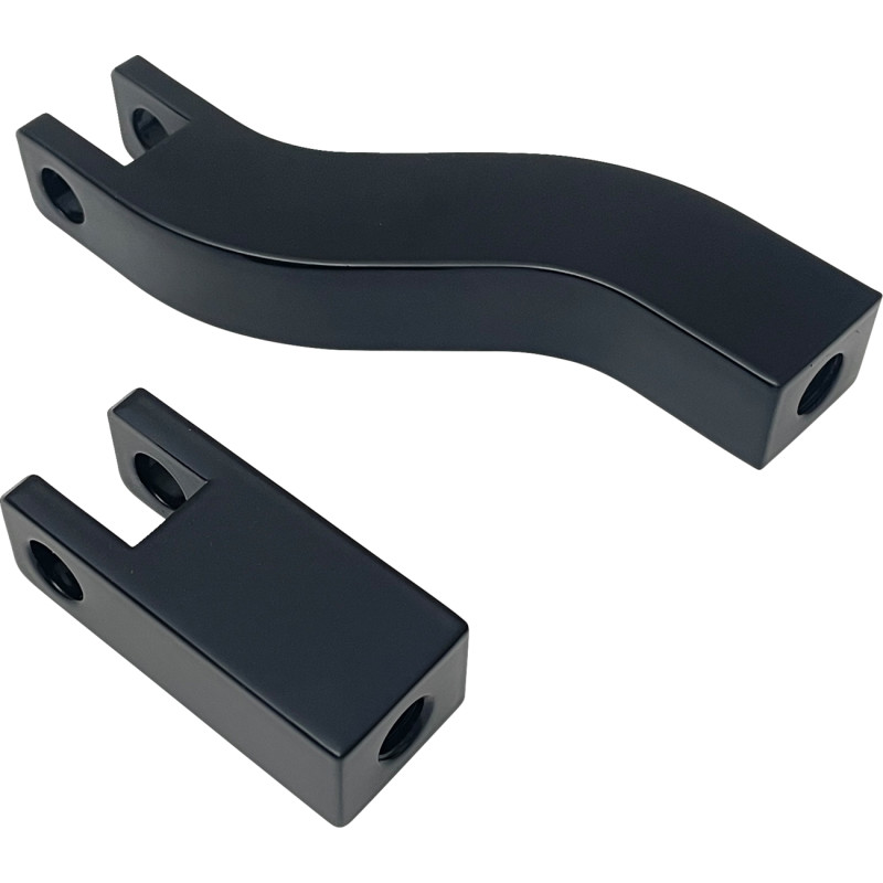 Passenger Footpeg Mount Kits - Black