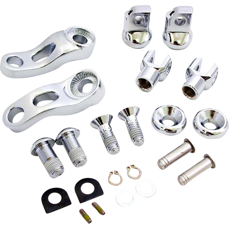 Adjustable Passenger Footpeg Mount Kit - Chrome