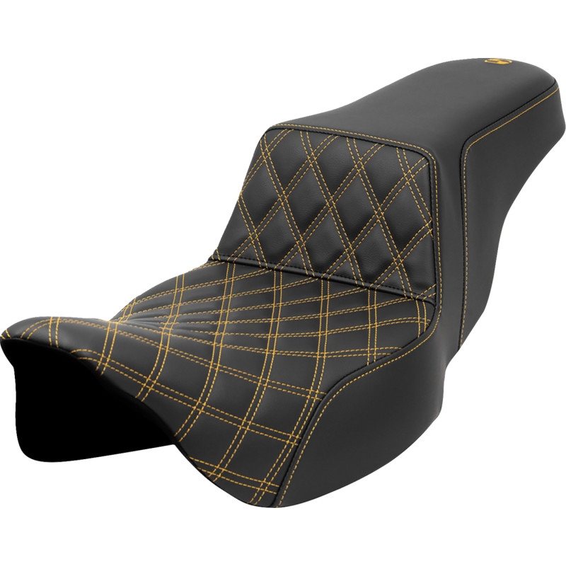 Front LS Extended Reach Step-Up Seat - Gold Stitching