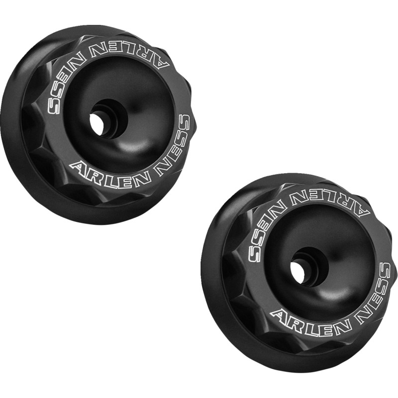 Fork Nut Cover For All Method No Flex Front Forks - Black Anodized