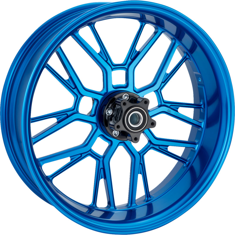 Forged Billet Split-Spoke Rim - 18in. x 5.50in. - Blue