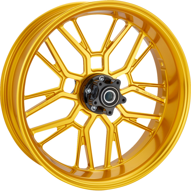 Forged Billet Split-Spoke Rim - 18in. x 5.50in. - Gold