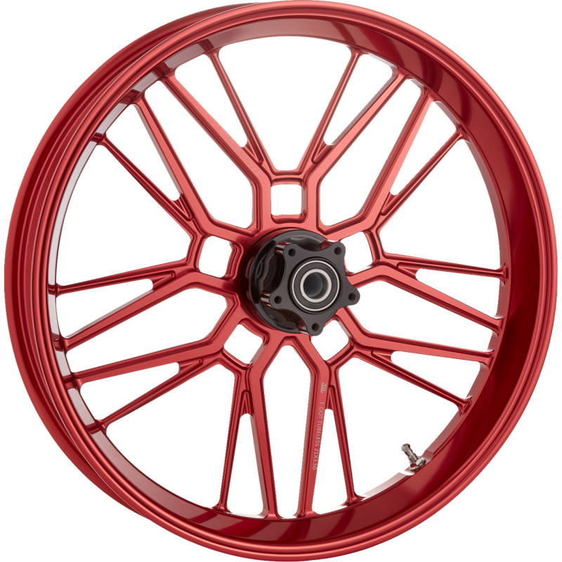 Forged Billet Split-Spoke Rim - 18in. x 5.50in. - Red