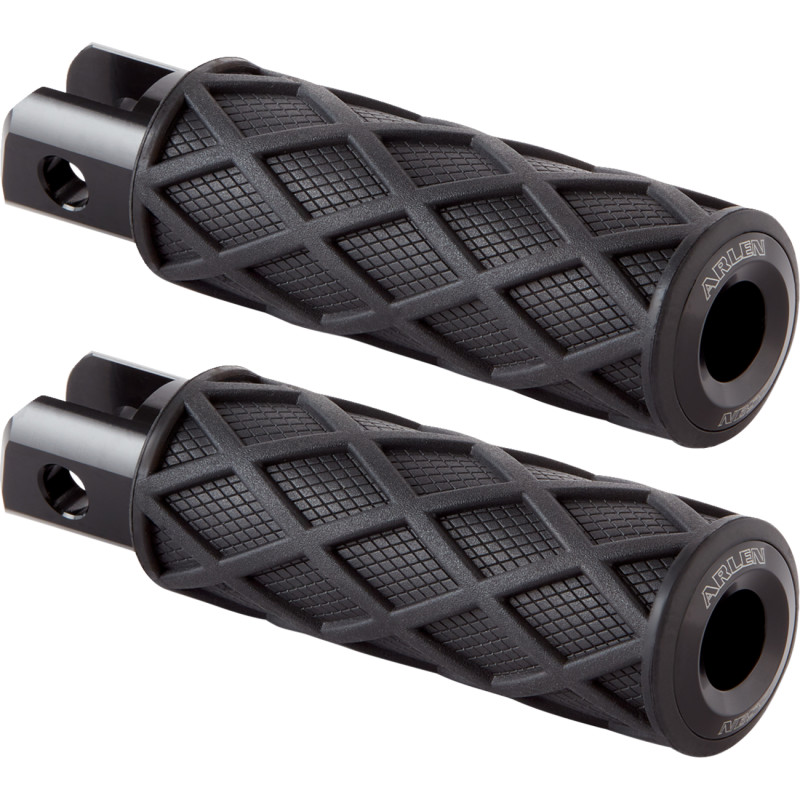 Diamond Driver Footpeg - Knurled - Black