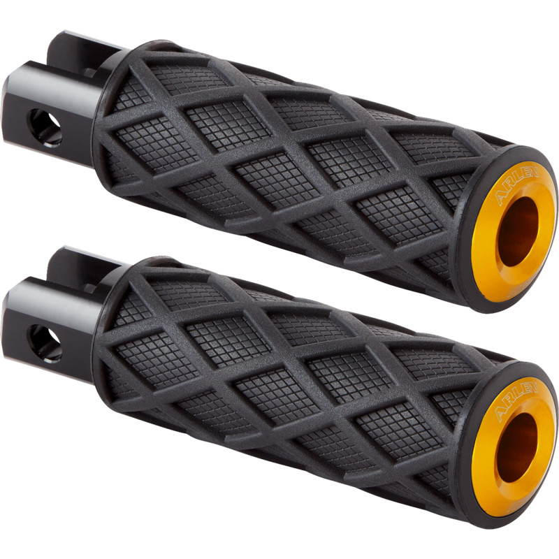 Diamond Driver Footpeg - Knurled - Gold