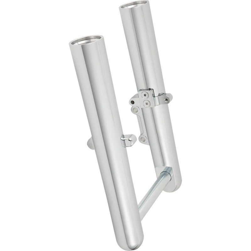 Hot Legs Single Disc Fork Leg Set - Smooth - Chrome