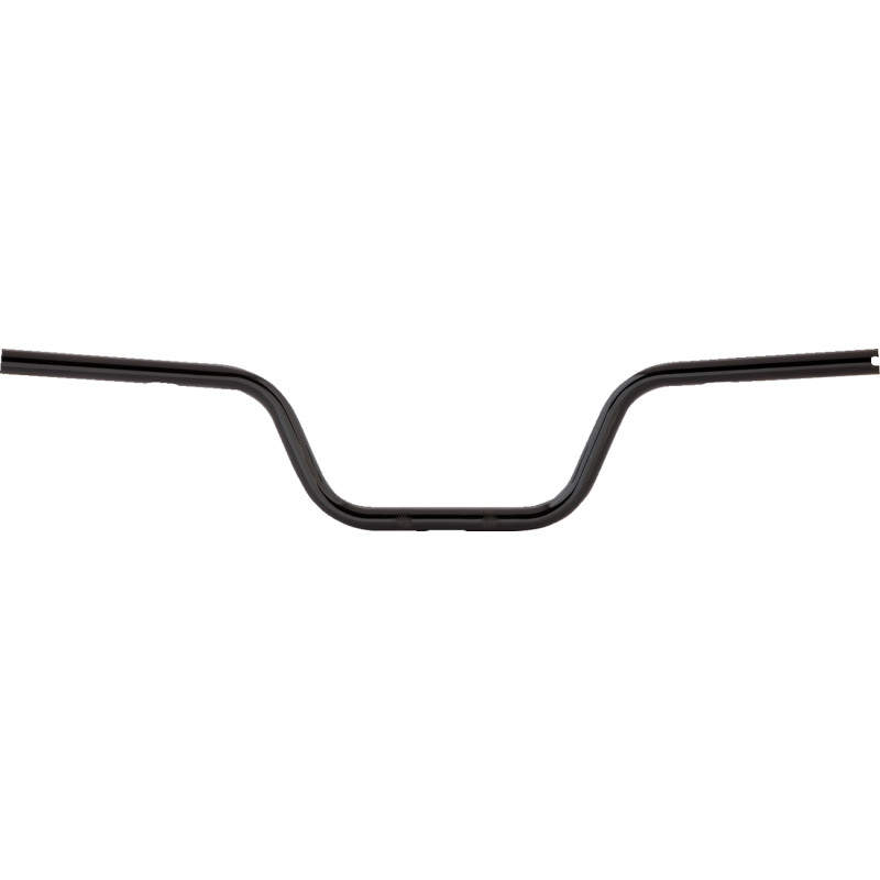 Stainless Tall Moto Handlebar- Gloss Black