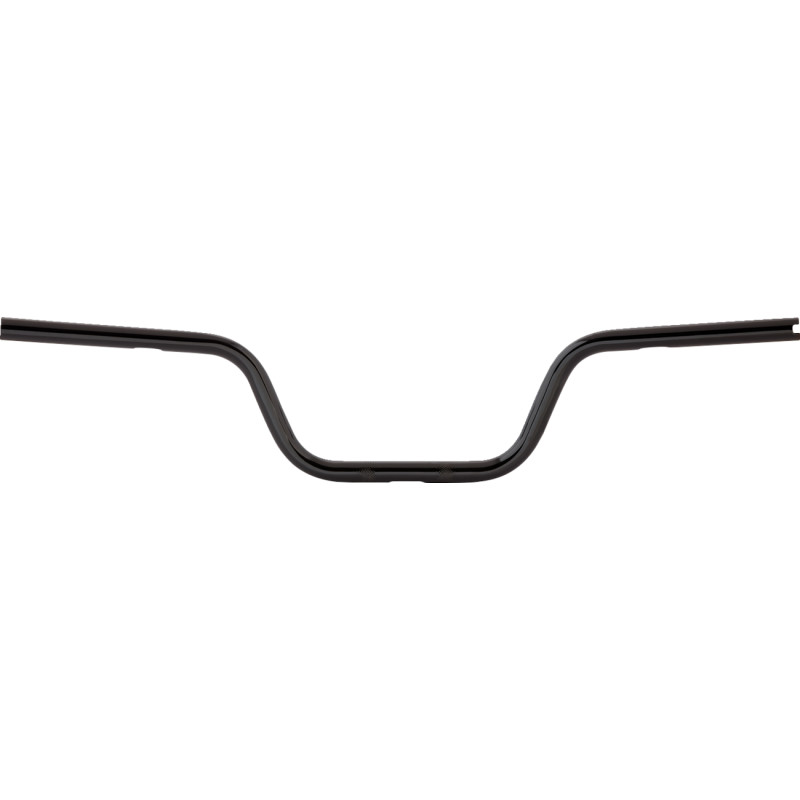 Stainless Tall Moto Handlebar - Gloss Black