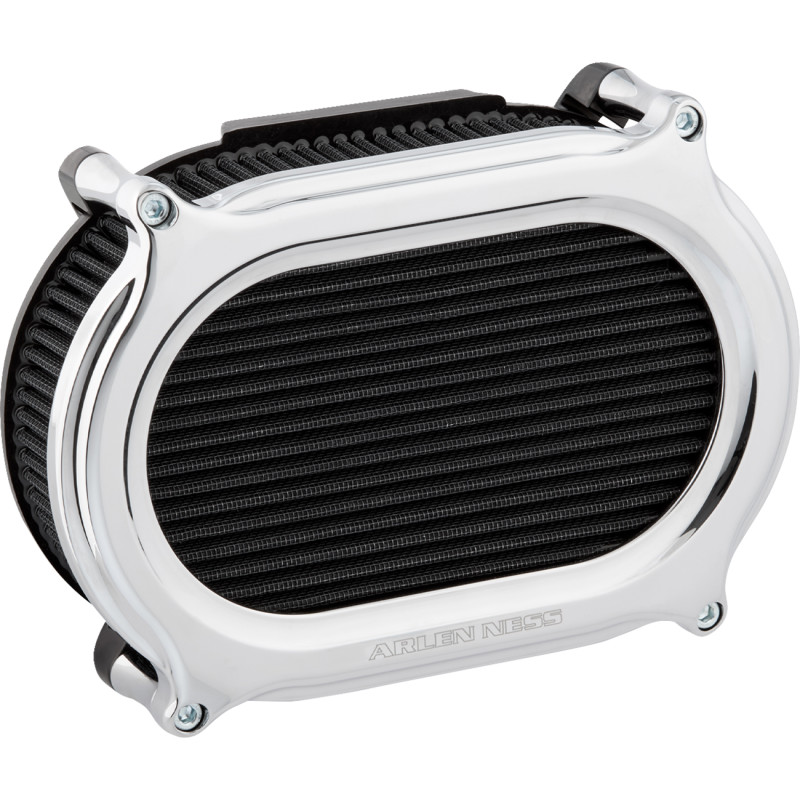 Stage II Oval Performance Air Filter Kit - Chrome