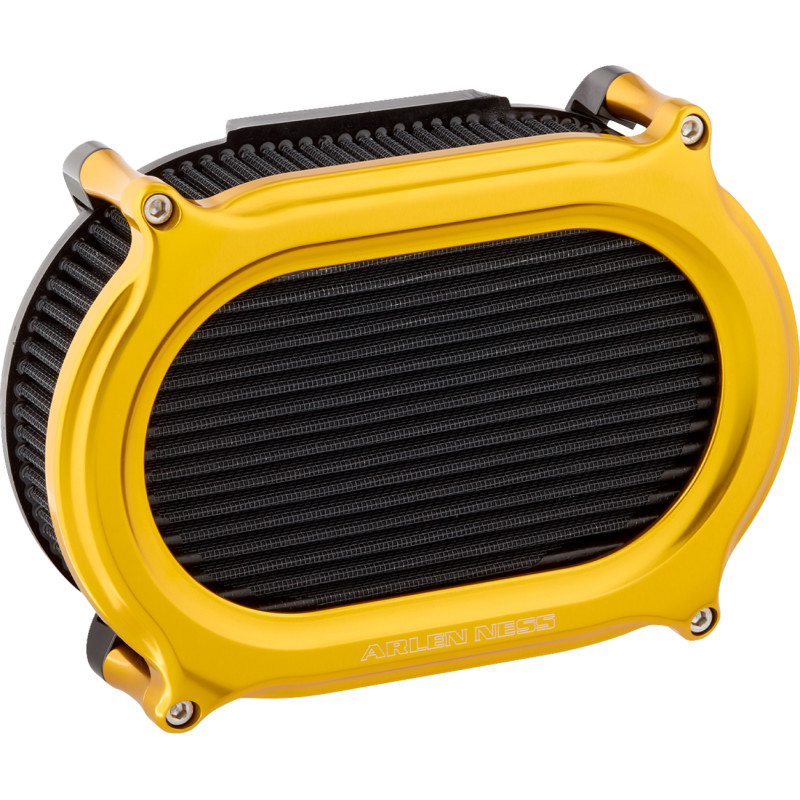 Stage II Oval Performance Air Filter Kit - Gold Anodized