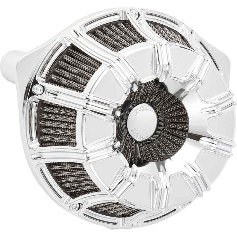 Inverted Series Air Cleaner Kit - 10-Gauge - Chrome