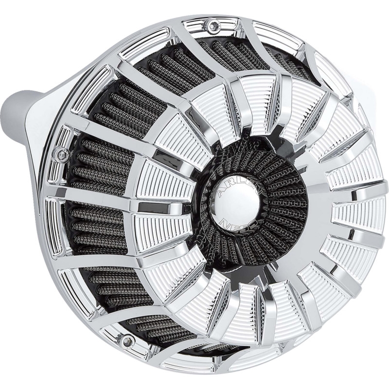 Inverted Series Air Cleaner Kit - 15-Spoke - Chrome
