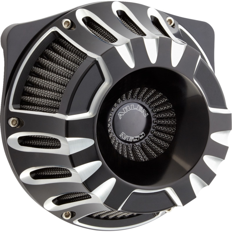 Inverted Series Air Cleaner Kit - Deep Cut - Black Anodized
