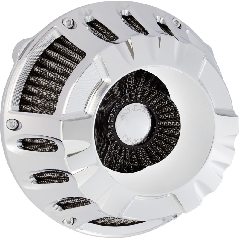 Inverted Series Air Cleaner Kit - Deep Cut - Chrome