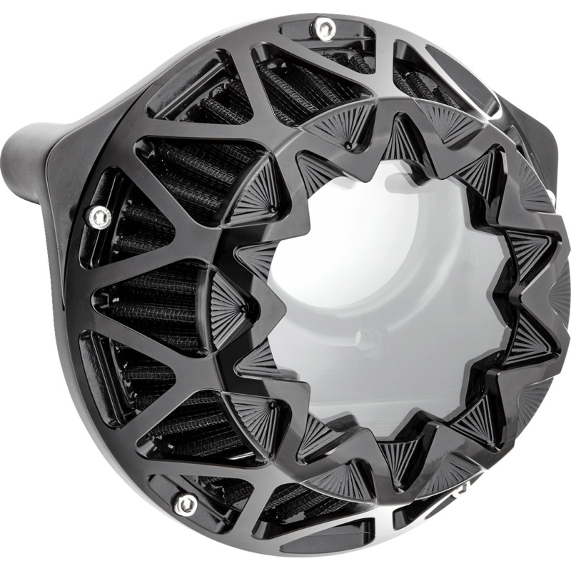 Crossfire Air Cleaner - Black Anodized
