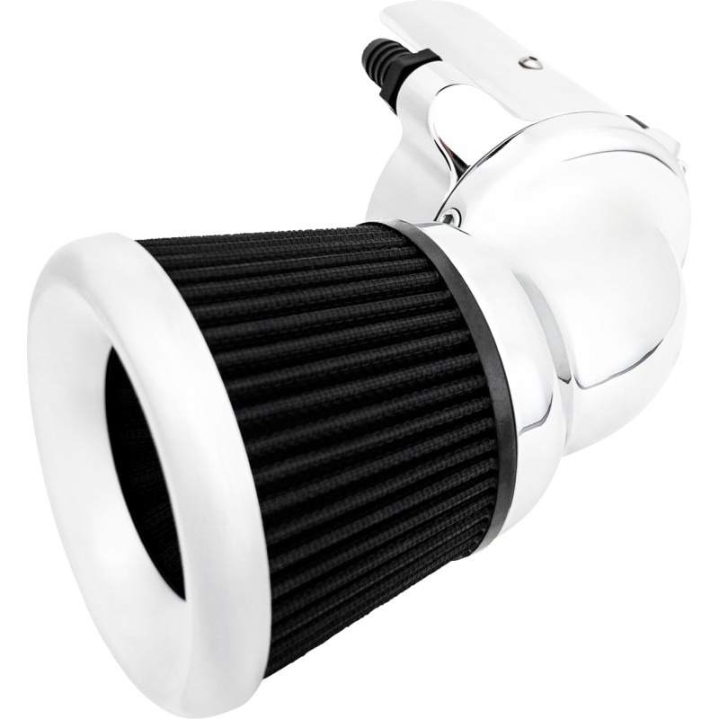 Velocity 90 Deg. Air Cleaner Kit - Chrome