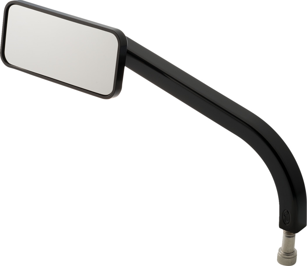 No. 1 Rectangle Mirror - 7.875in. x1.75in.x4in. - Black - Left