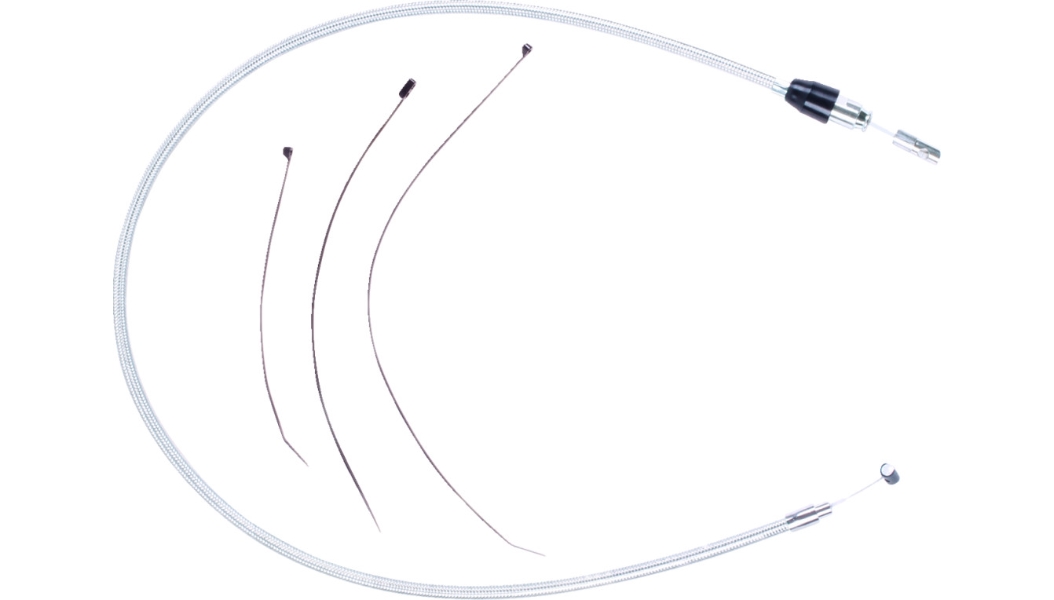 Alternate Length Sterling Chromite Quick Connect Braided Upper Clutch Cable - 47in.