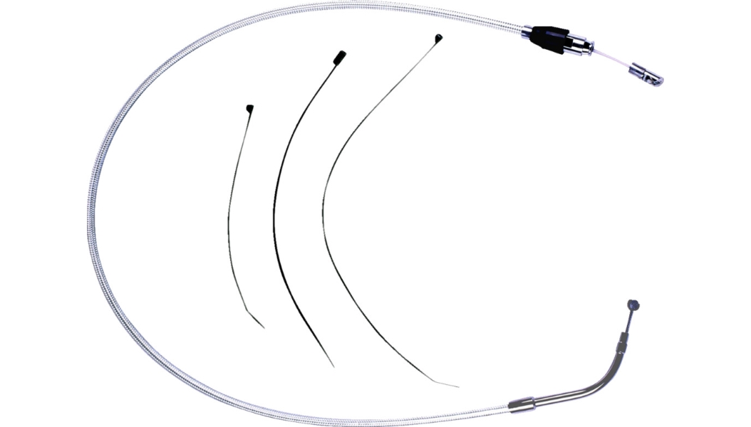 Alternate Length Sterling Chromite Quick Connect Braided Upper Clutch Cable - 49-1/4in.