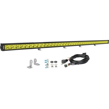 XPL LO Pro LED Light Bar - 9in. - Straight - Yellow Lens