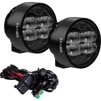 Cannon Race Series 4 Led Fog Light - Clear Lenses