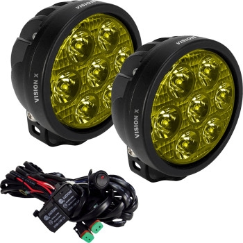 Cannon Race Series 7 Led Driving Light - Yellow Lenses
