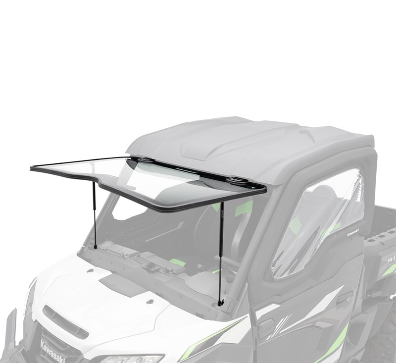 Flip-Up Windshield - Glass