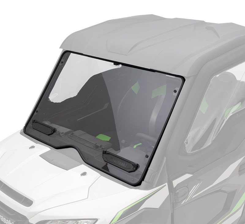 KQR Vented Fixed Windshield - Polycarbonate