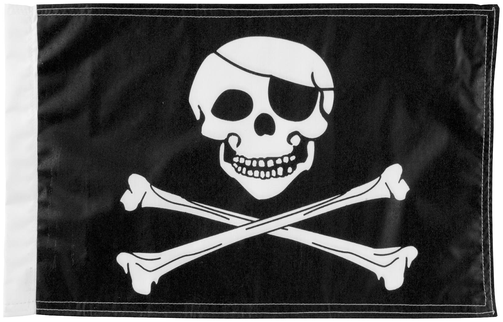 Jolly Roger Highway Flag - 6in. x 9in.