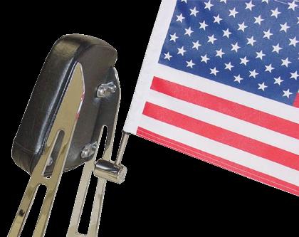 Square Metric Mount (.25) With 6 x 9 USA Flag