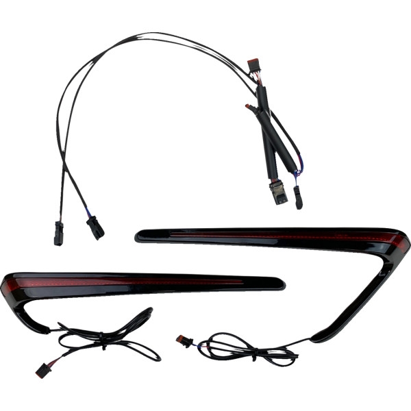 Saddlebag LED Lights - Red Lens