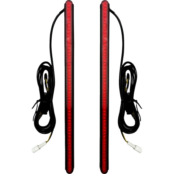 Genesis 8.5in. Auxilliary LED Plasma Rods - Red