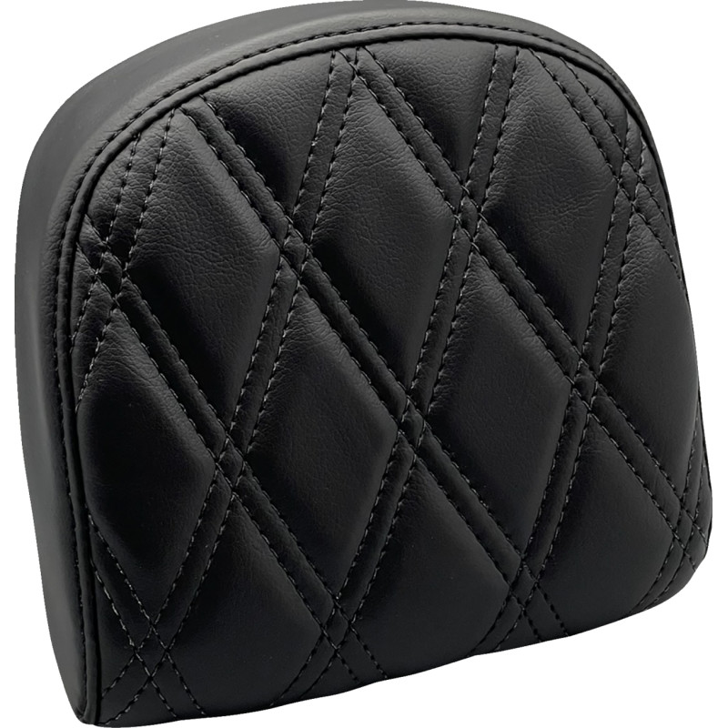 Sissy Bar Pad - Double Diamond - Dull
