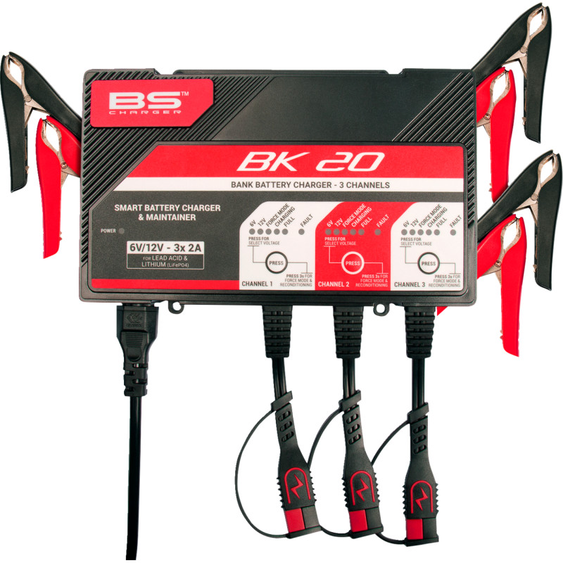 BK 20 Smart Bank Battery Charger/ Maintainer With Reconditioning Function