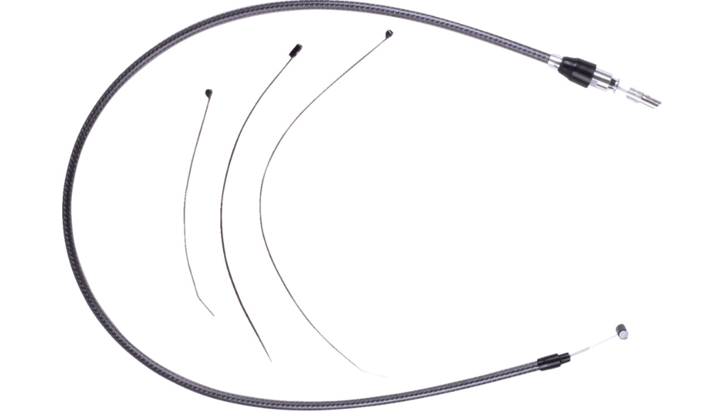 Alternate Length Karbonfibr Quick Connect Braided Upper Clutch Cable - 45-1/4in.